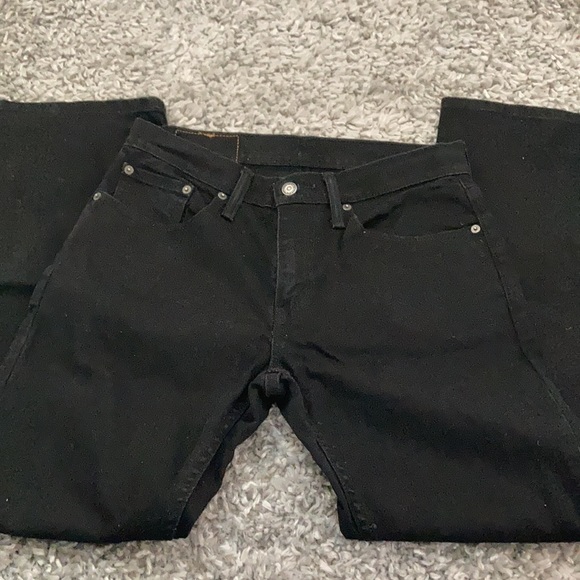 Levi’s Straight Leg Black Jeans - Picture 5 of 8